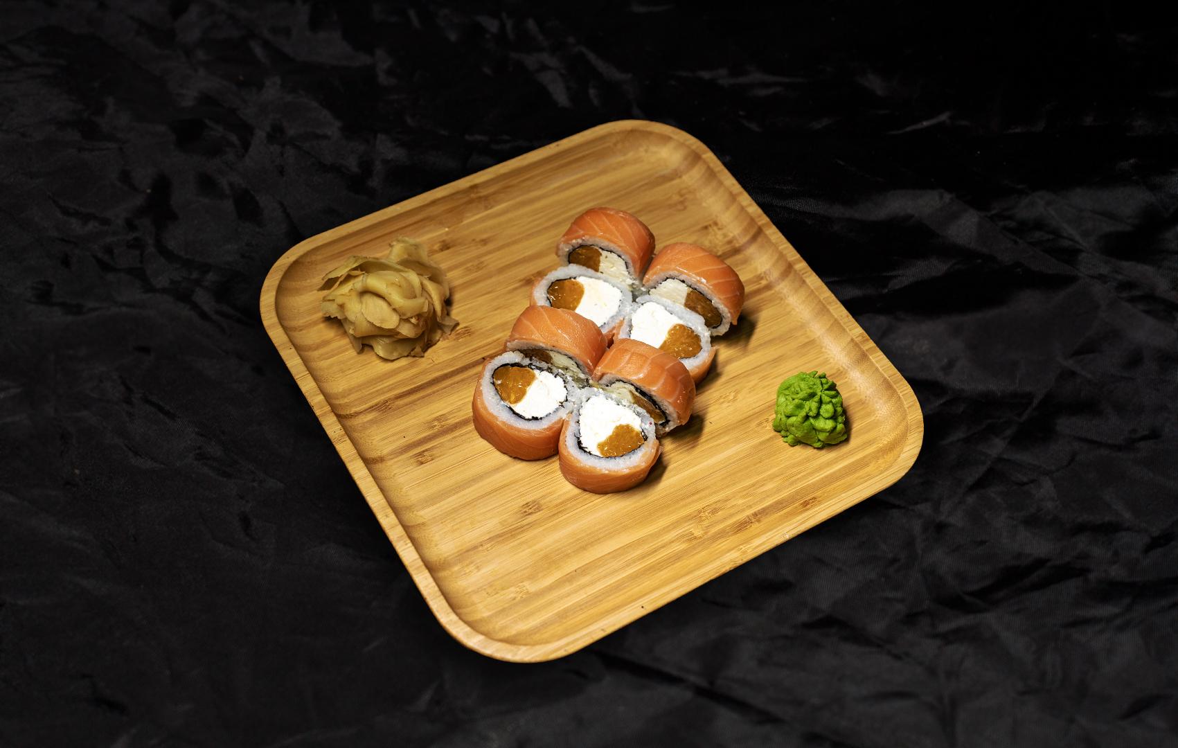 Суши город, Донецк, Новогодние, Филадельфия лосось-мандарин